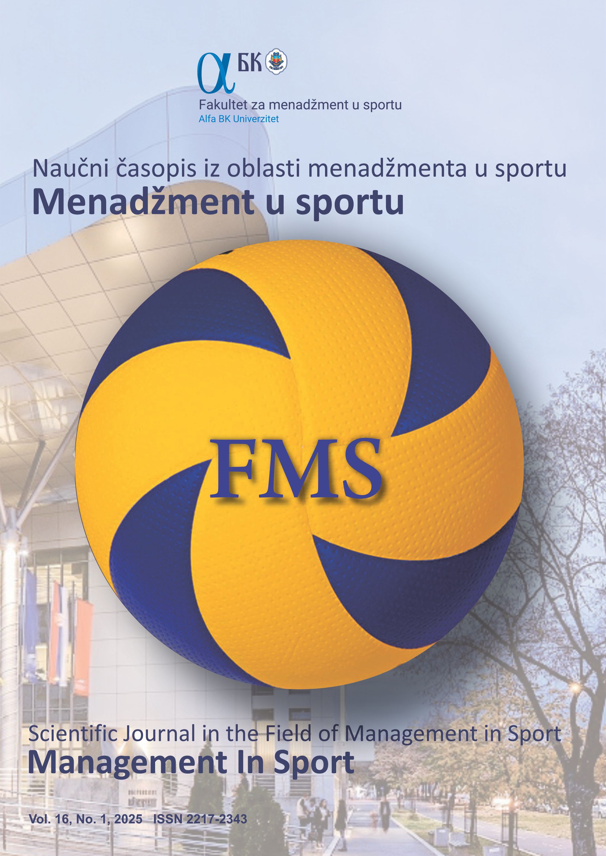 					View Vol. 16 No. XVI, issue I (2025): MANAGEMENT IN SPORT
				